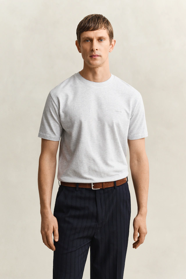 Gant T-Shirt »TONE PIQUE« Regular fit mit Rundhalsausschnitt