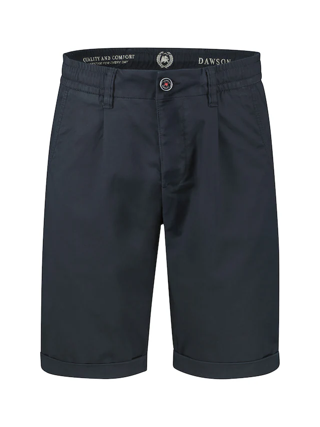 LERROS Chinoshorts mit Bindeband und Aufschlag am Bein