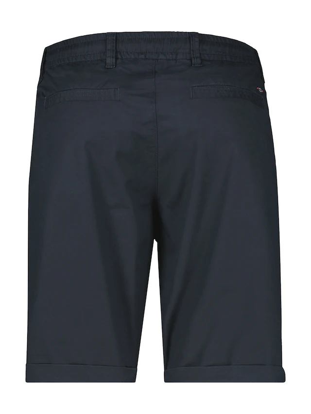 LERROS Chinoshorts mit Bindeband und Aufschlag am Bein