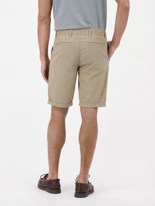 LERROS Chinoshorts mit Bindeband und Aufschlag am Bein
