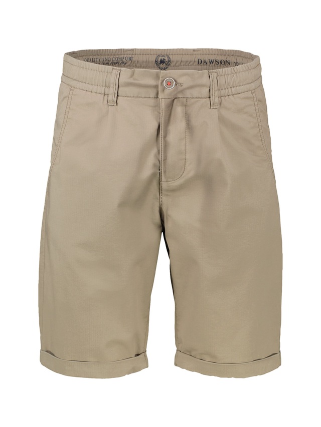 LERROS Chinoshorts mit Bindeband und Aufschlag am Bein