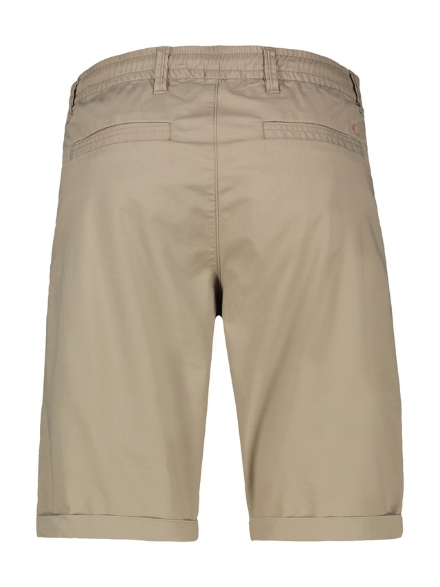 LERROS Chinoshorts mit Bindeband und Aufschlag am Bein