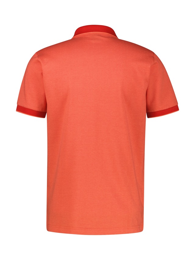 LERROS Poloshirt Kurzarm mit Logostickerei und abgesetzten Ärmeln und Kragen
