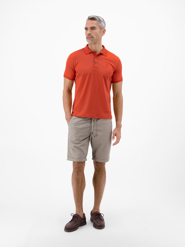 LERROS Poloshirt mit Logo Stickereicla