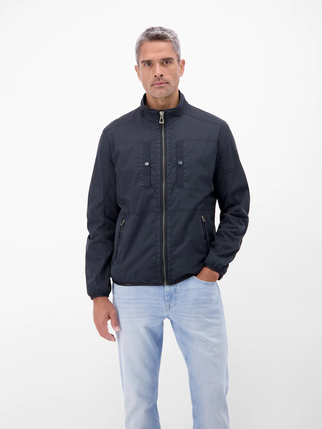 LERROS Outdoorjacke ohne Kapuze mit Stehkragen und Reißverschluss