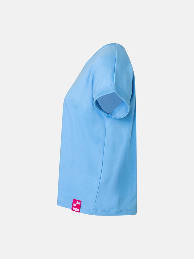 Lieblingsstück T-Shirt »CamilaEP« Ärmel mit Umschlag, Rundhals