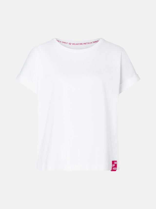 Lieblingsstück T-Shirt »CamilaEP« Ärmel mit Umschlag, Rundhals
