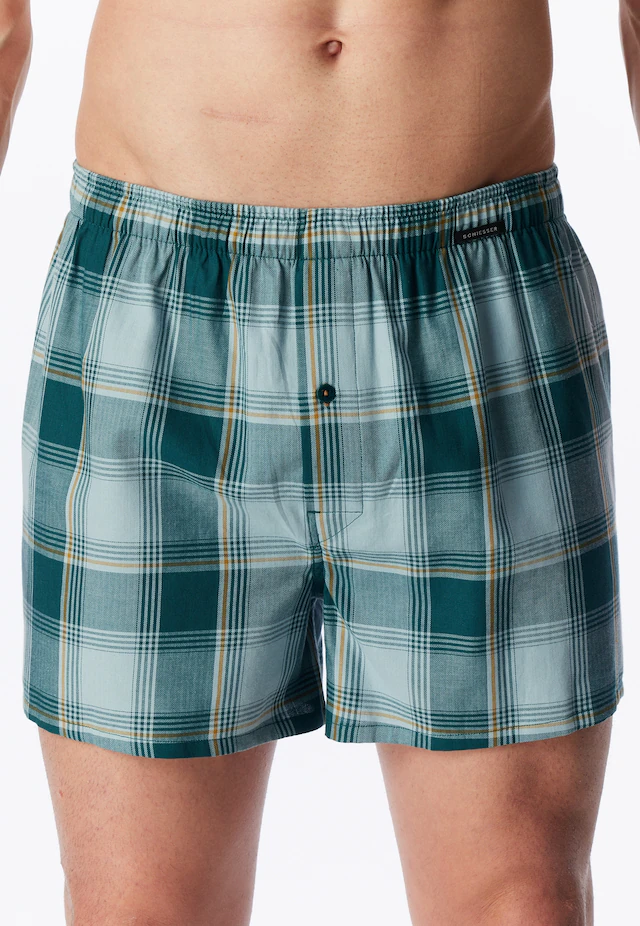Schiesser Weiter Boxer »Boxershorts Multipack« Eingriff mit Knopf, elastischer Bund, lockere Passform