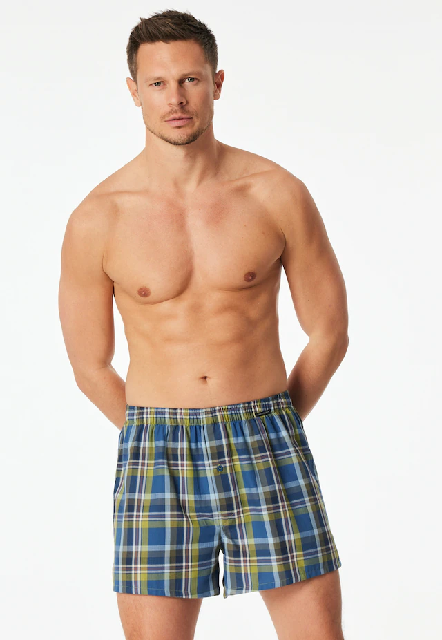 Schiesser Weiter Boxer »Boxershorts Multipack« Eingriff mit Knopf, elastischer Bund, lockere Passform