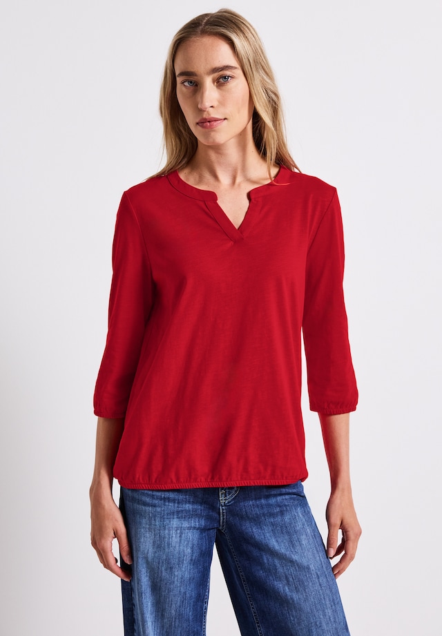 STREET ONE T-Shirt aus reiner Baumwolle