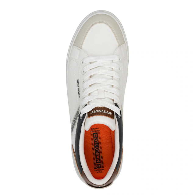 MARCO TOZZI Sneaker , Freizeitschuh, Halbschuh, Schnürschuh mit Kontrastbesätzen