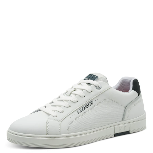 MARCO TOZZI Sneaker , Freizeitschuh, Halbschuh, Schnürer mit Ziernähten und Kontrastbesatz