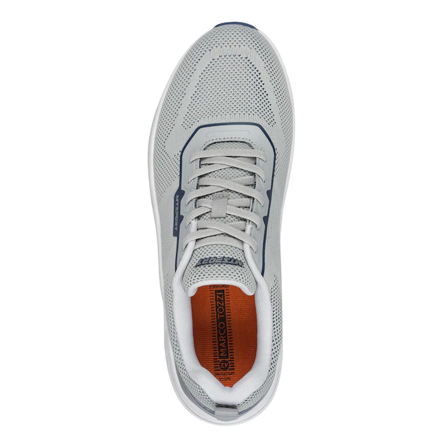 MARCO TOZZI Slip-On Sneaker Freizeitschuh, Halbschuh, Slipper mit elastischen Schnürsenklen