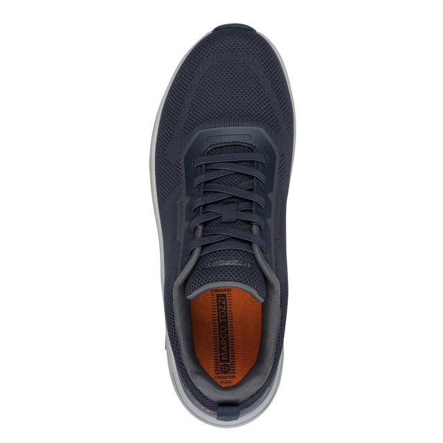 MARCO TOZZI Slip-On Sneaker Freizeitschuh, Halbschuh, Slipper mit elastischen Schnürsenklen