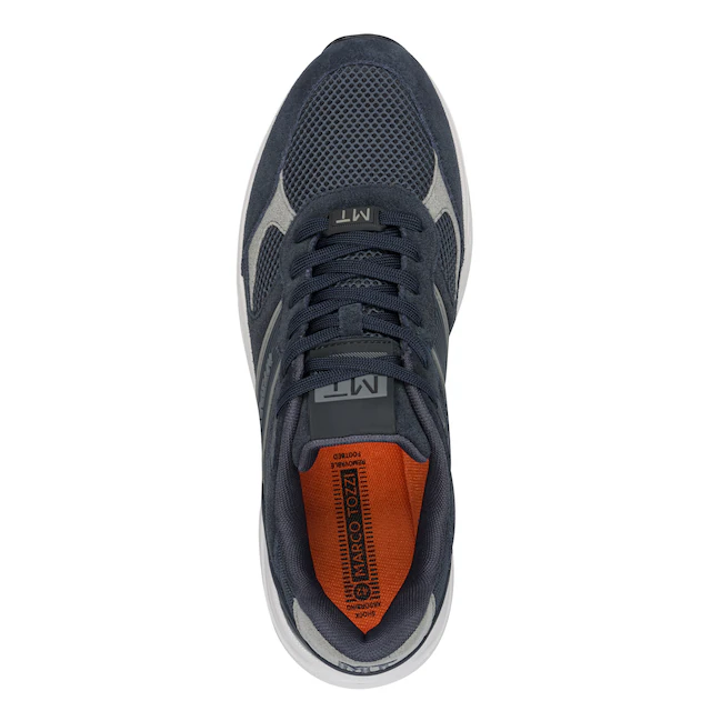 MARCO TOZZI Sneaker Freizeitschuh, Halbschuh, Schnürschuh mit MT-Logo