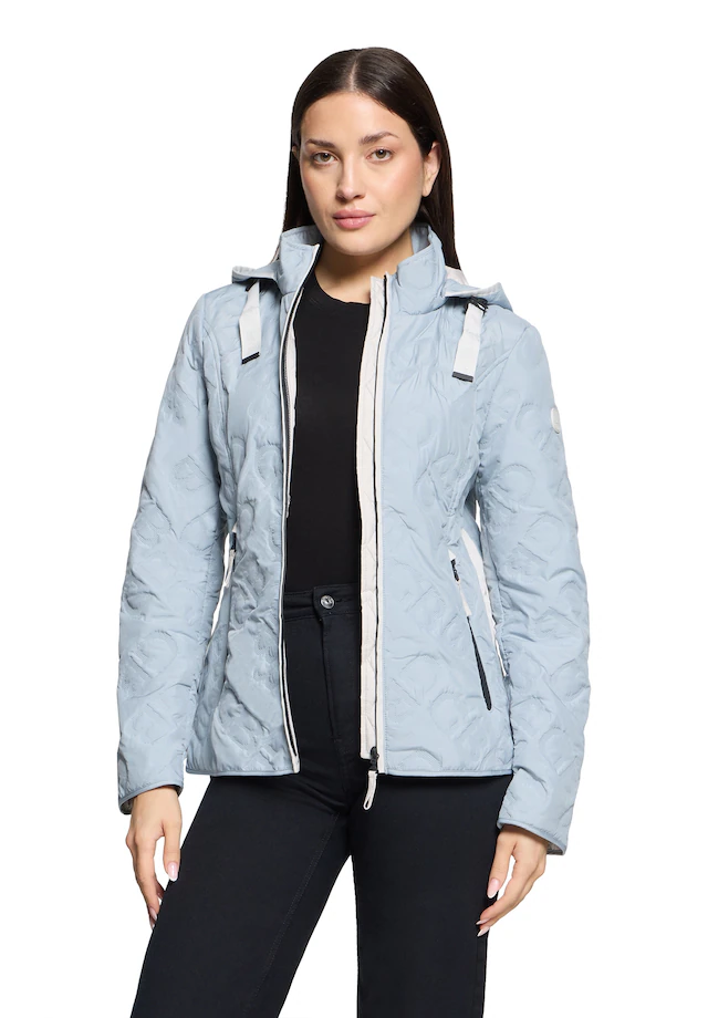 Gil Bret Outdoorjacke mit Kapuze mit Strukturmuster