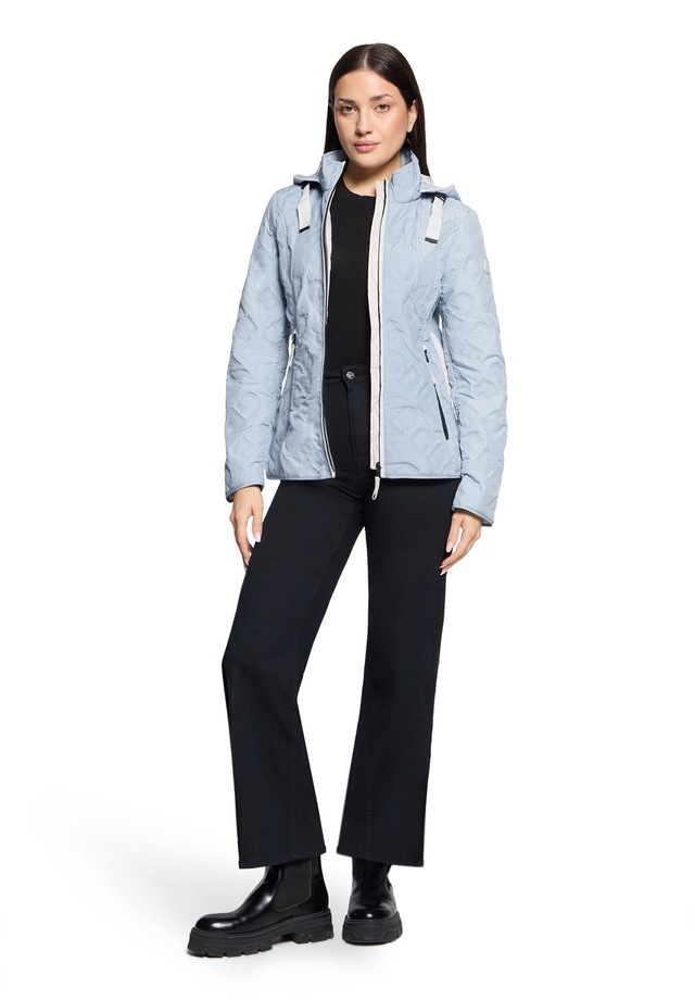 Gil Bret Outdoorjacke mit Kapuze mit Strukturmuster