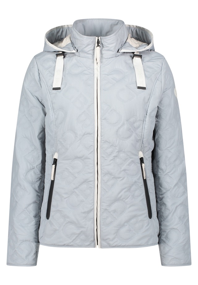 Gil Bret Outdoorjacke mit Kapuze mit Strukturmuster