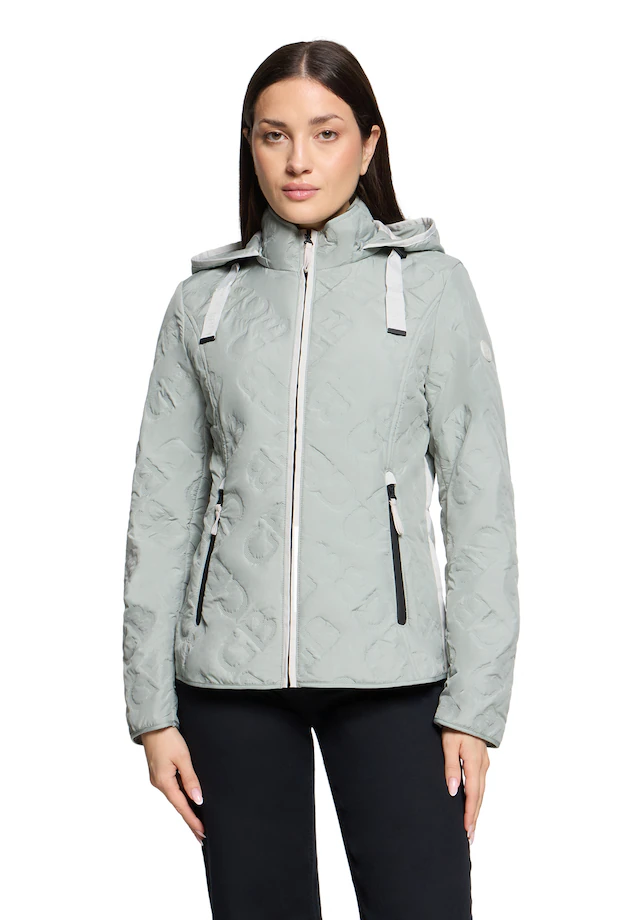 Gil Bret Outdoorjacke mit Kapuze mit Strukturmuster