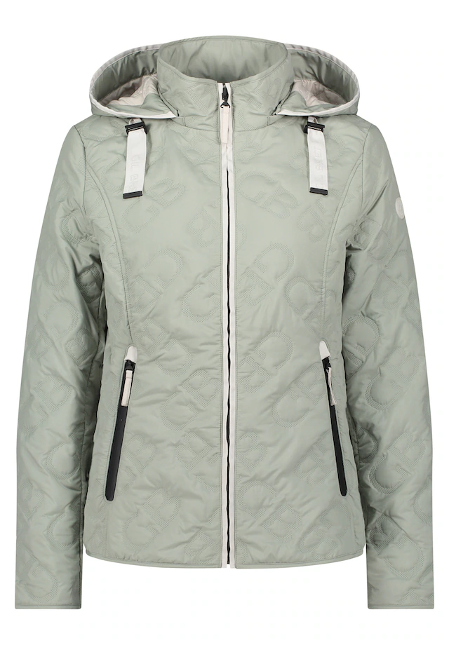 Gil Bret Outdoorjacke mit Kapuze mit Strukturmuster