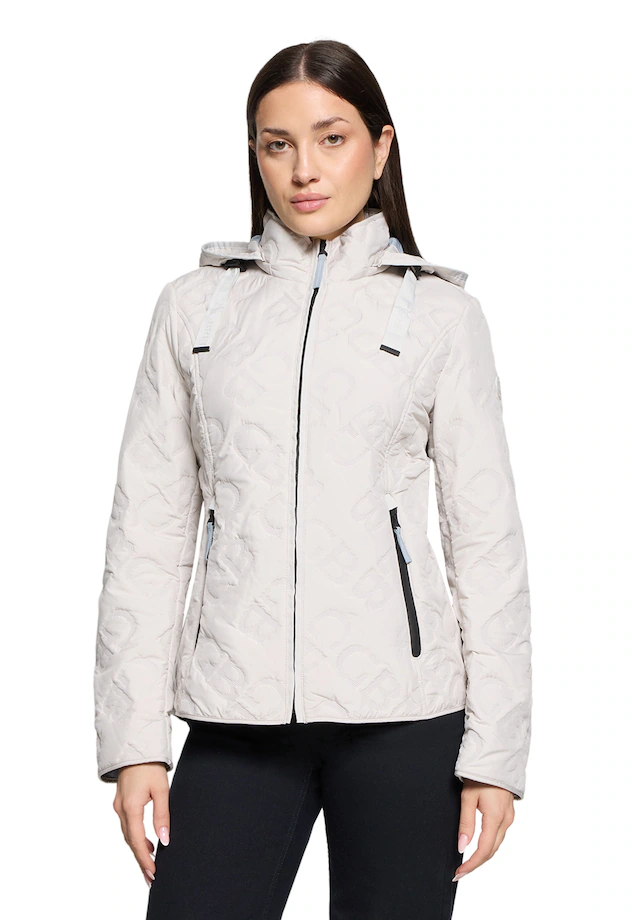 Gil Bret Outdoorjacke mit Kapuze mit Strukturmuster