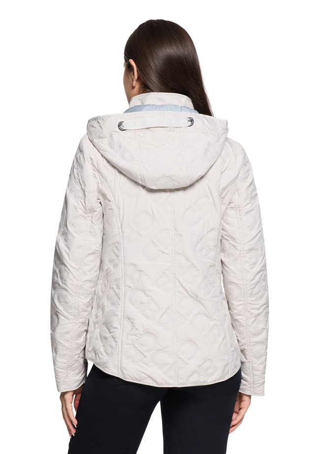 Gil Bret Outdoorjacke mit Kapuze mit Strukturmuster