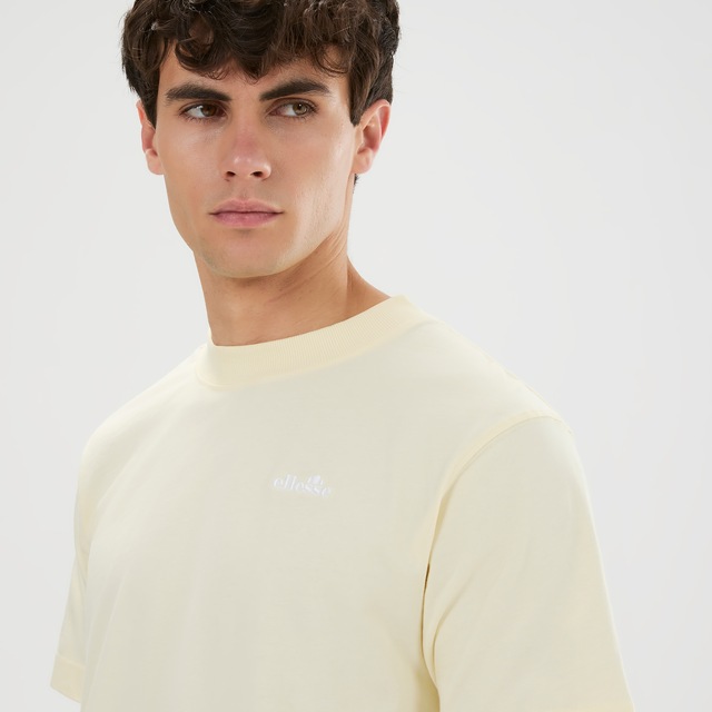 Ellesse T-Shirt »ACCIANO T-SHIRT« Kurzarm, mit Rundhalsausschnitt, ohne Verschluss, aus Baumwolle