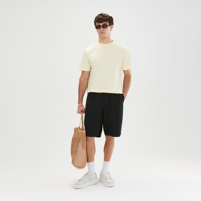 Ellesse T-Shirt »ACCIANO T-SHIRT« Kurzarm, mit Rundhalsausschnitt, ohne Verschluss, aus Baumwolle