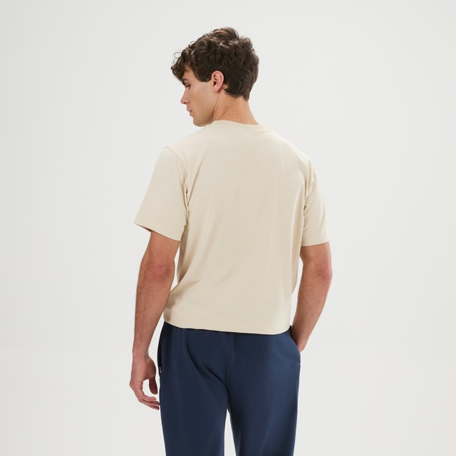 Ellesse T-Shirt »ACCIANO T-SHIRT« Kurzarm, mit Rundhalsausschnitt, ohne Verschluss, aus Baumwolle