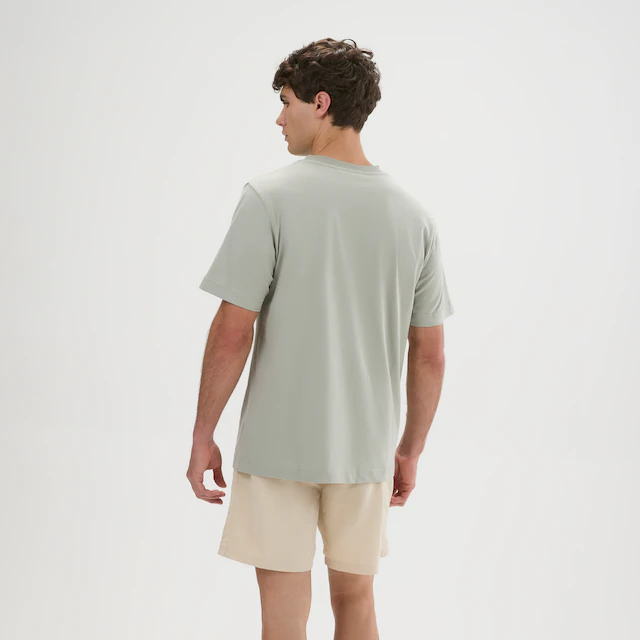 Ellesse T-Shirt »ACCIANO T-SHIRT« Kurzarm, mit Rundhalsausschnitt, ohne Verschluss, aus Baumwolle
