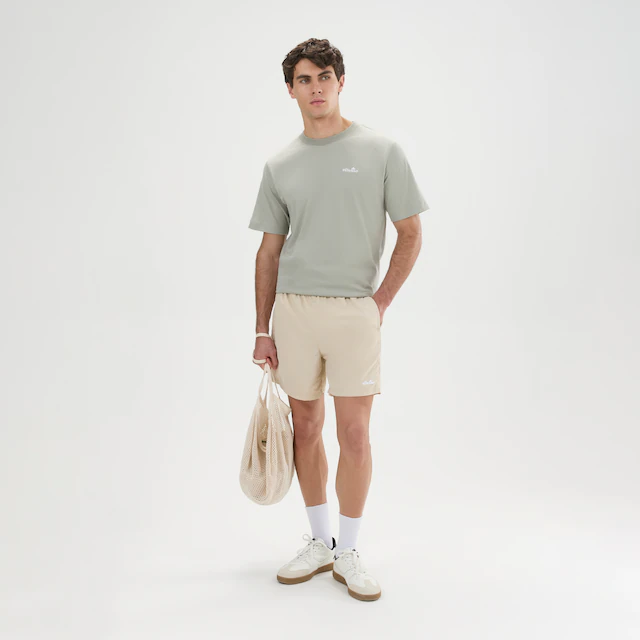 Ellesse T-Shirt »ACCIANO T-SHIRT« Kurzarm, mit Rundhalsausschnitt, ohne Verschluss, aus Baumwolle
