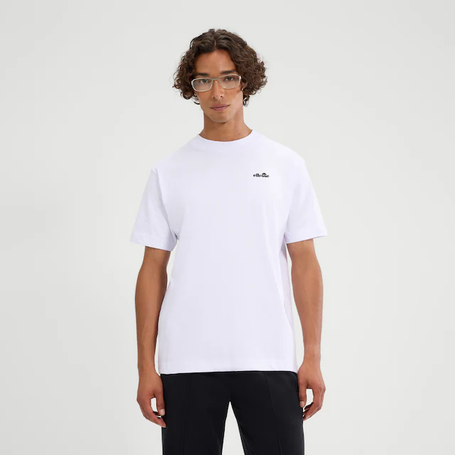 Ellesse T-Shirt »ACCIANO T-SHIRT« Kurzarm, mit Rundhalsausschnitt, ohne Verschluss, aus Baumwolle