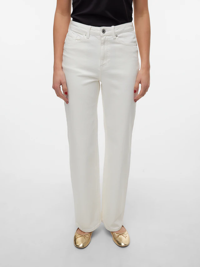 Vero Moda High-waist-Jeans »VMTESSA HR WIDE JEANS COLOR GA NOOS« mit Eingrifftaschen