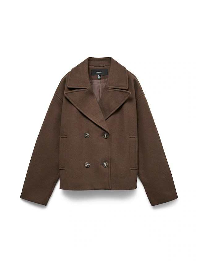 Vero Moda Cabanjacke »VMVINCELINE SHORT JACKET NOOS« Kunstfaser