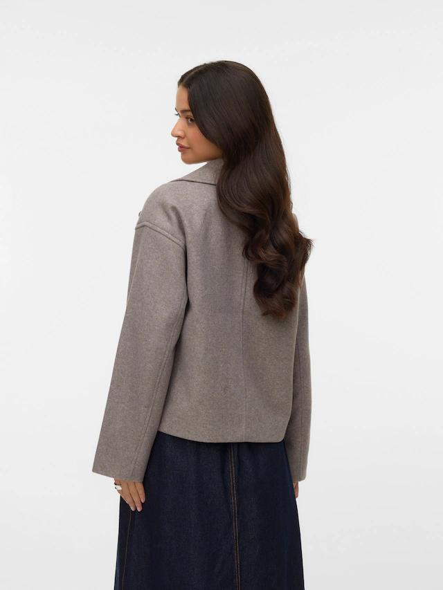 Vero Moda Cabanjacke »VMVINCELINE SHORT JACKET NOOS« Kunstfaser