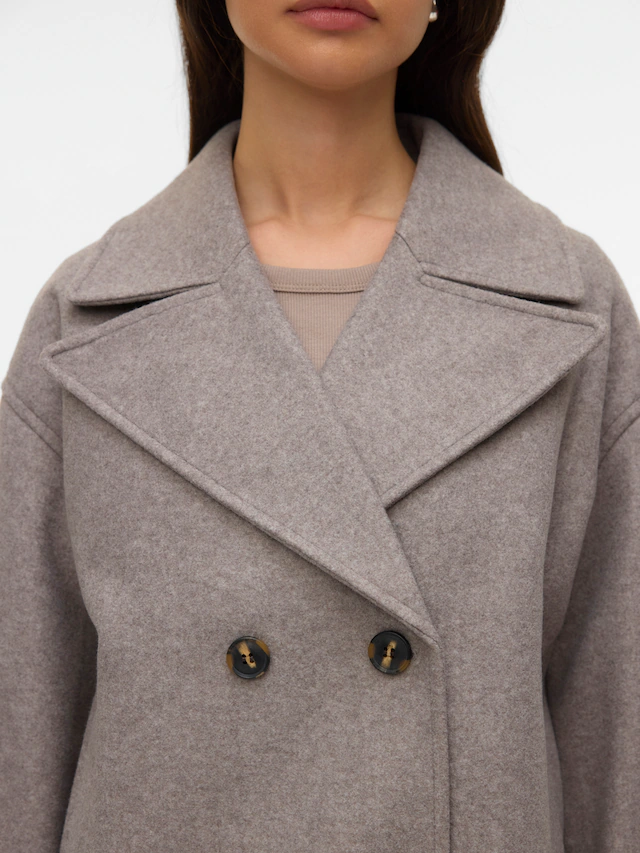 Vero Moda Cabanjacke »VMVINCELINE SHORT JACKET NOOS« Kunstfaser