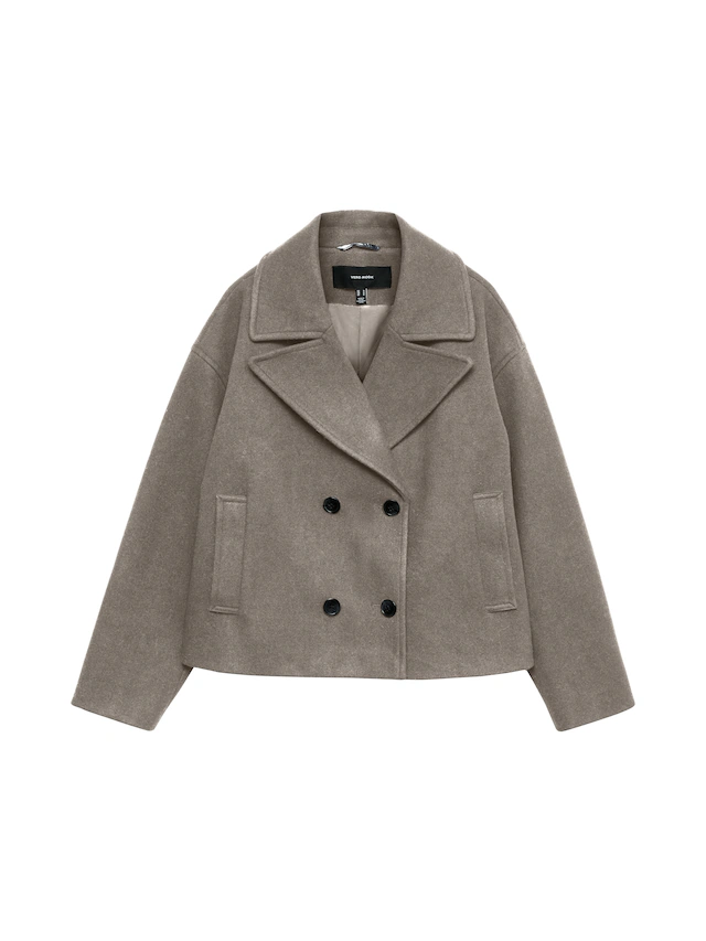 Vero Moda Cabanjacke »VMVINCELINE SHORT JACKET NOOS« Kunstfaser