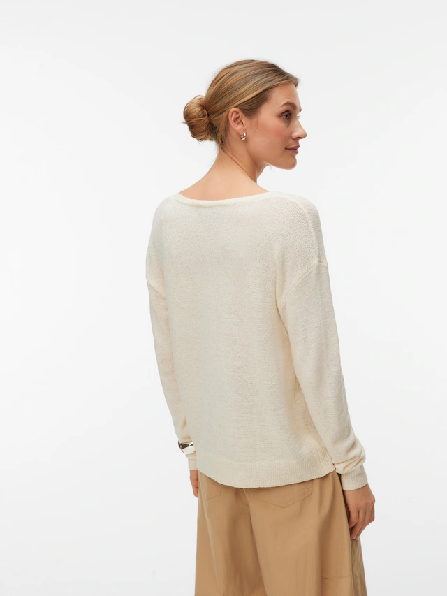 Vero Moda Strickpullover »VMCHARITY LS V-NECK PULLOVER NOOS«