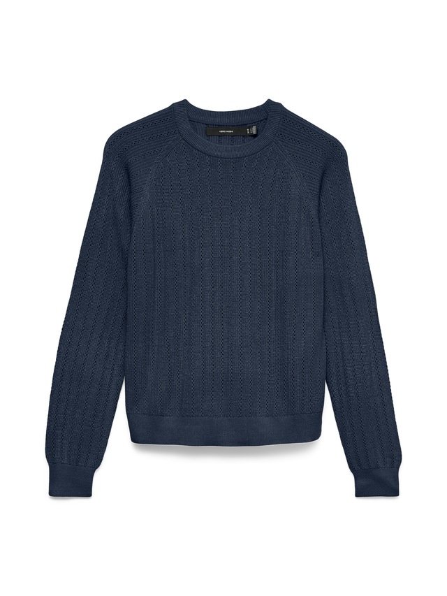 Vero Moda Strickpullover »VMNEWLEX POINTELLE LS O-N PULLOVER NOOS«