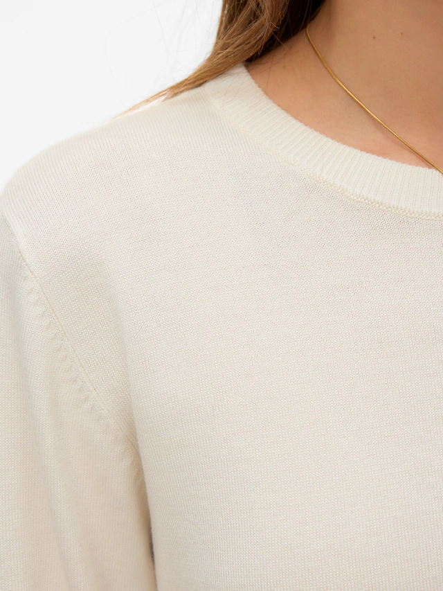 Vero Moda Strickpullover »VMSILJE LS O-NECK PULLOVER NOOS«