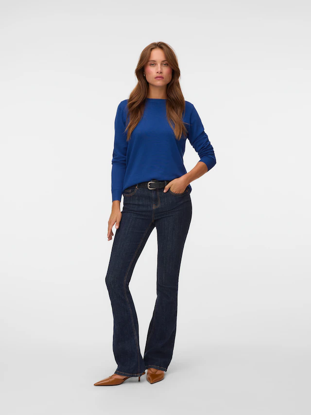 Vero Moda Strickpullover »VMSILJE LS O-NECK PULLOVER NOOS«