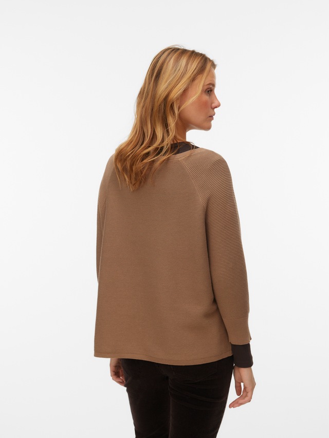 Vero Moda Strickpullover »VMNEW NORA 3/4 BOATNECK PULLOVER NOOS«