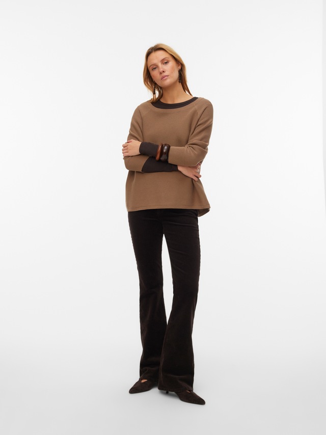 Vero Moda Strickpullover »VMNEW NORA 3/4 BOATNECK PULLOVER NOOS«