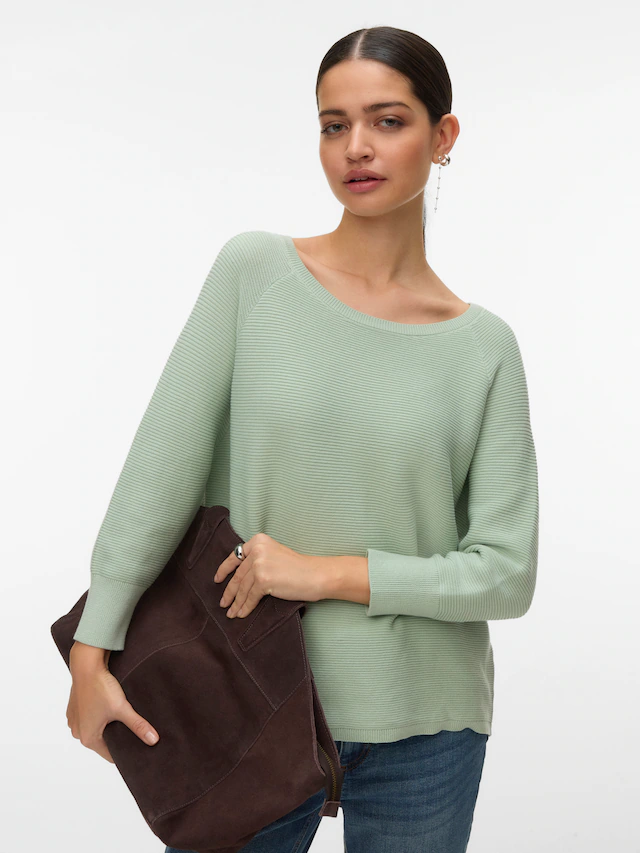 Vero Moda Strickpullover »VMNEW NORA 3/4 BOATNECK PULLOVER NOOS«