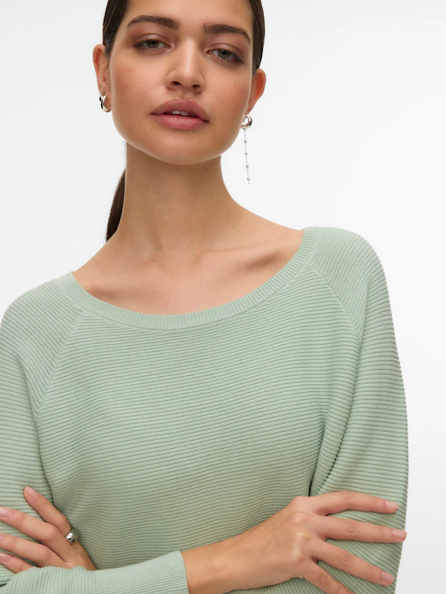 Vero Moda Strickpullover »VMNEW NORA 3/4 BOATNECK PULLOVER NOOS«