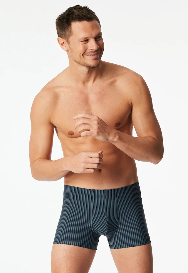 Schiesser Boxershorts »Pure Micro« ohne Eingriff, sportlicher Look mit Streifen