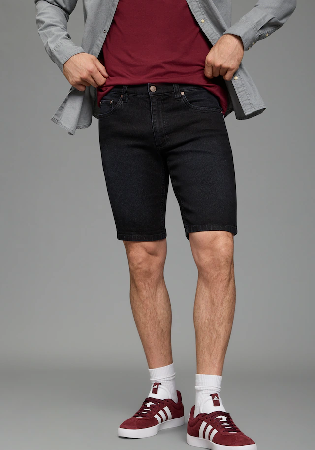 Arizona Jeansshorts »Doppelpack Denimshorts« 2er-Pack, Regular-Fit, gerade geschnittenes Bein
