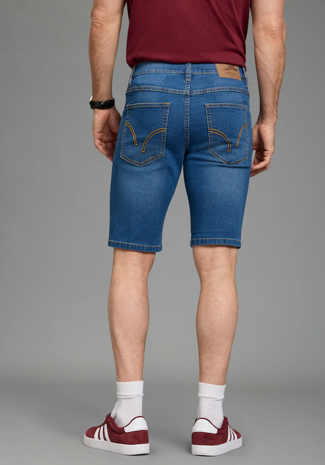 Arizona Jeansshorts »Doppelpack Denimshorts« 2er-Pack, Regular-Fit, gerade geschnittenes Bein