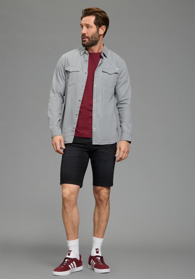 Arizona Jeansshorts »Doppelpack Denimshorts« 2er-Pack, Regular-Fit, gerade geschnittenes Bein