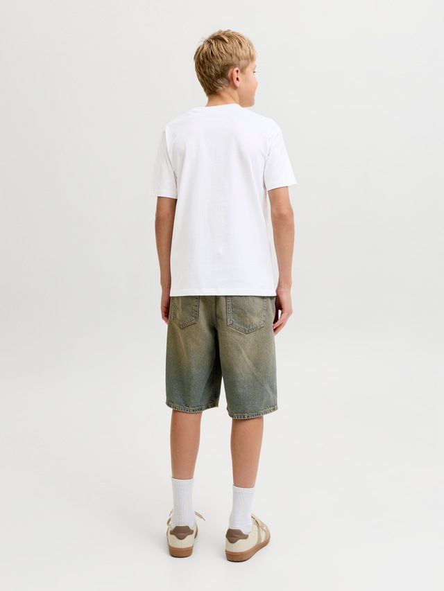 Jack & Jones Junior T-Shirt »JJINDIANA TEE SS CREW NECK JNR« Baumwolle, regular fit